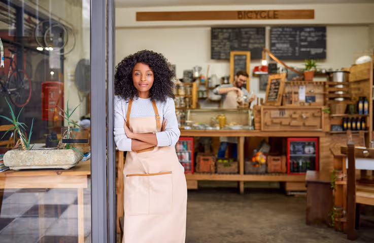 Proud small business owner celebrates hiring her first employee