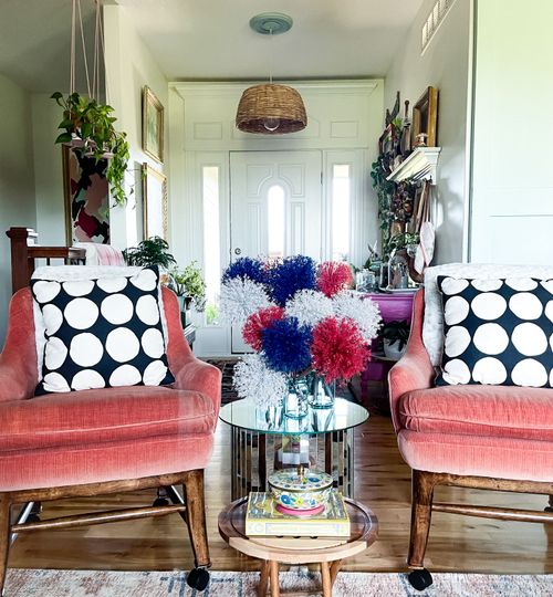 Patriotic DIY Using Plant Cuttings from Your Yard