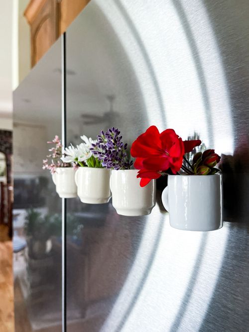 DIY Fridge Magnet Vases