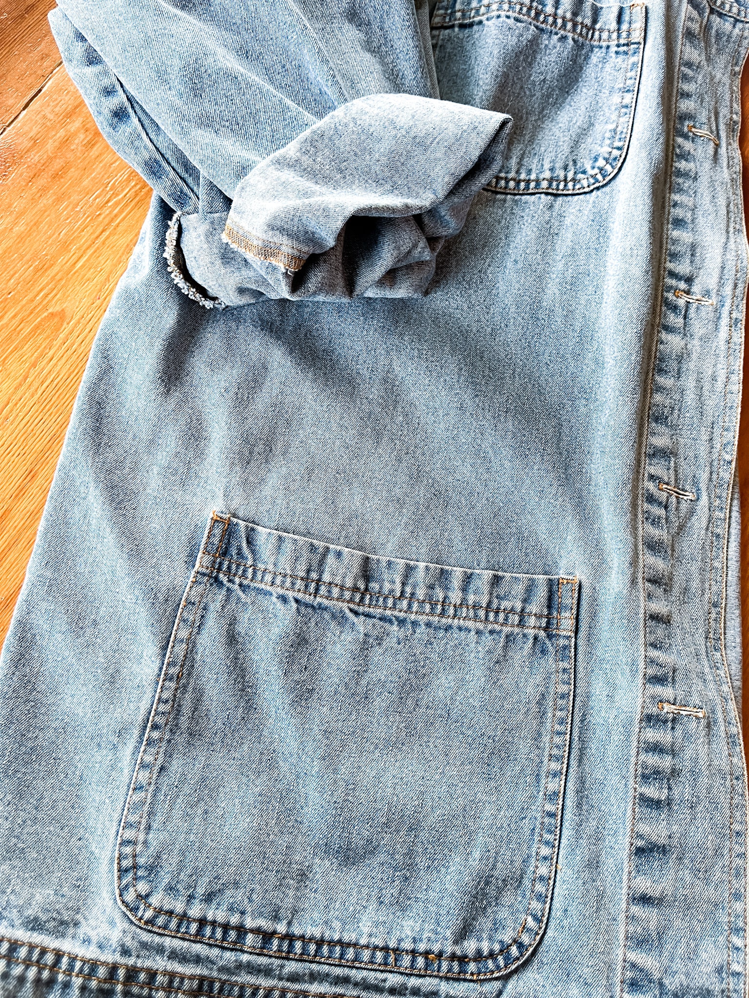denim barn coat/shacket