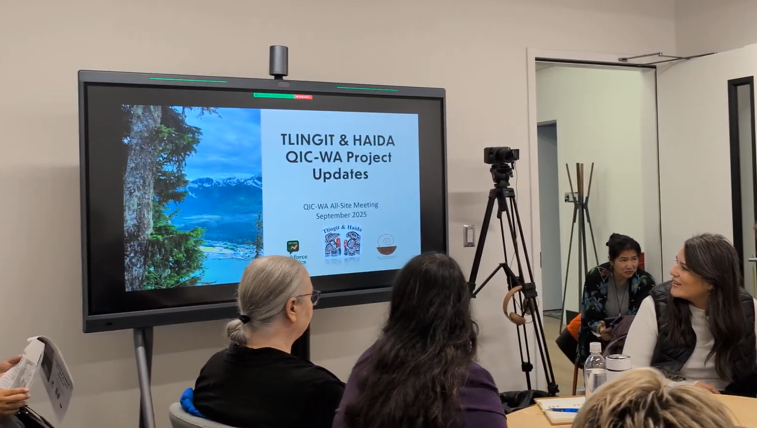 A meeting between Tlingit & Haida, Red Lake Nation and QIC-WA team members