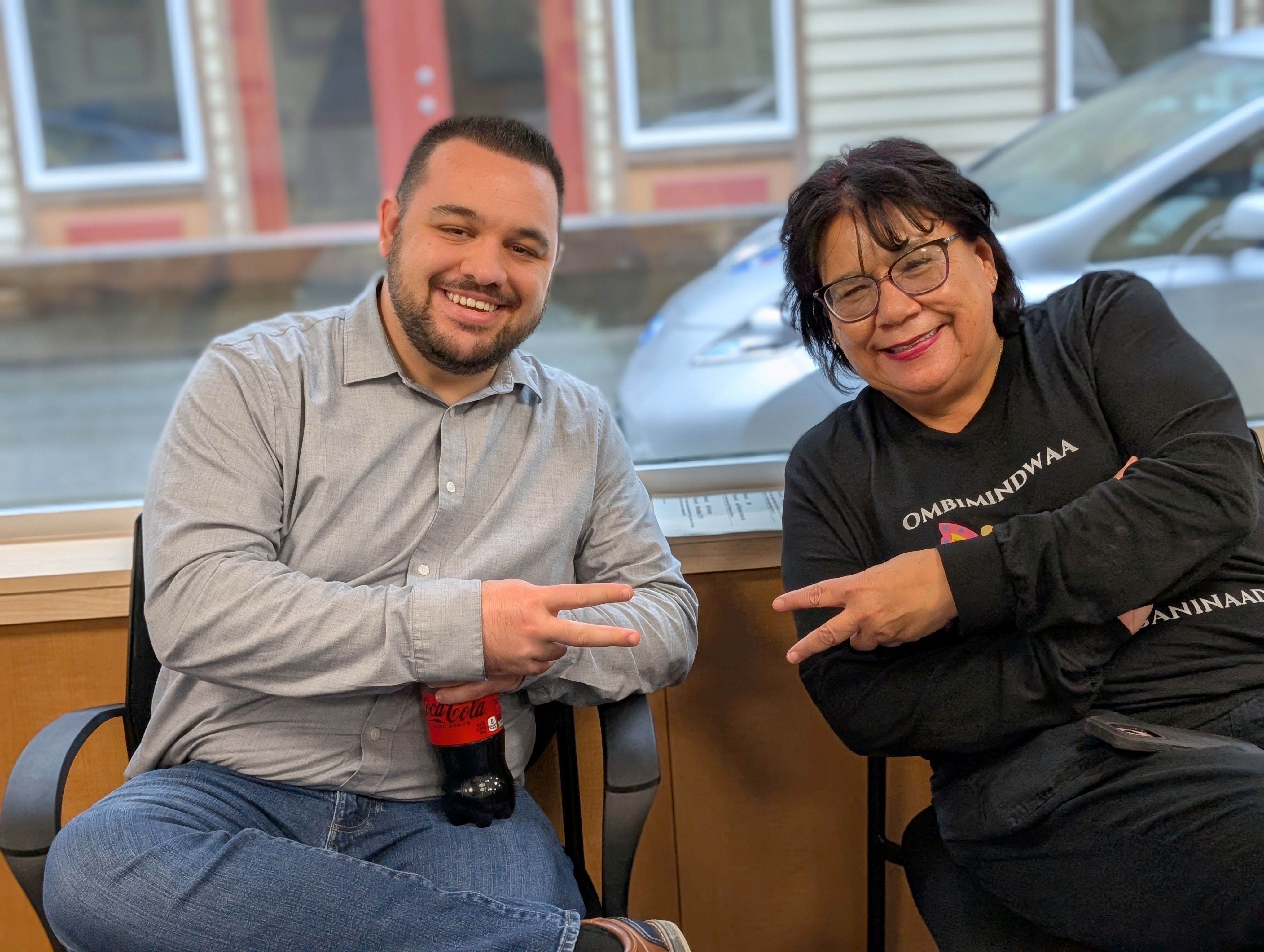 Two people from RLN smiling