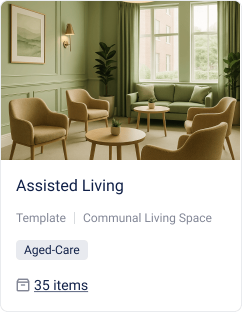 Fohlio for Senior Living | Product Blocks