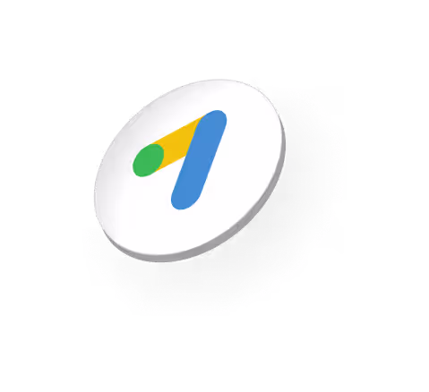 Google Ads icon on a badge