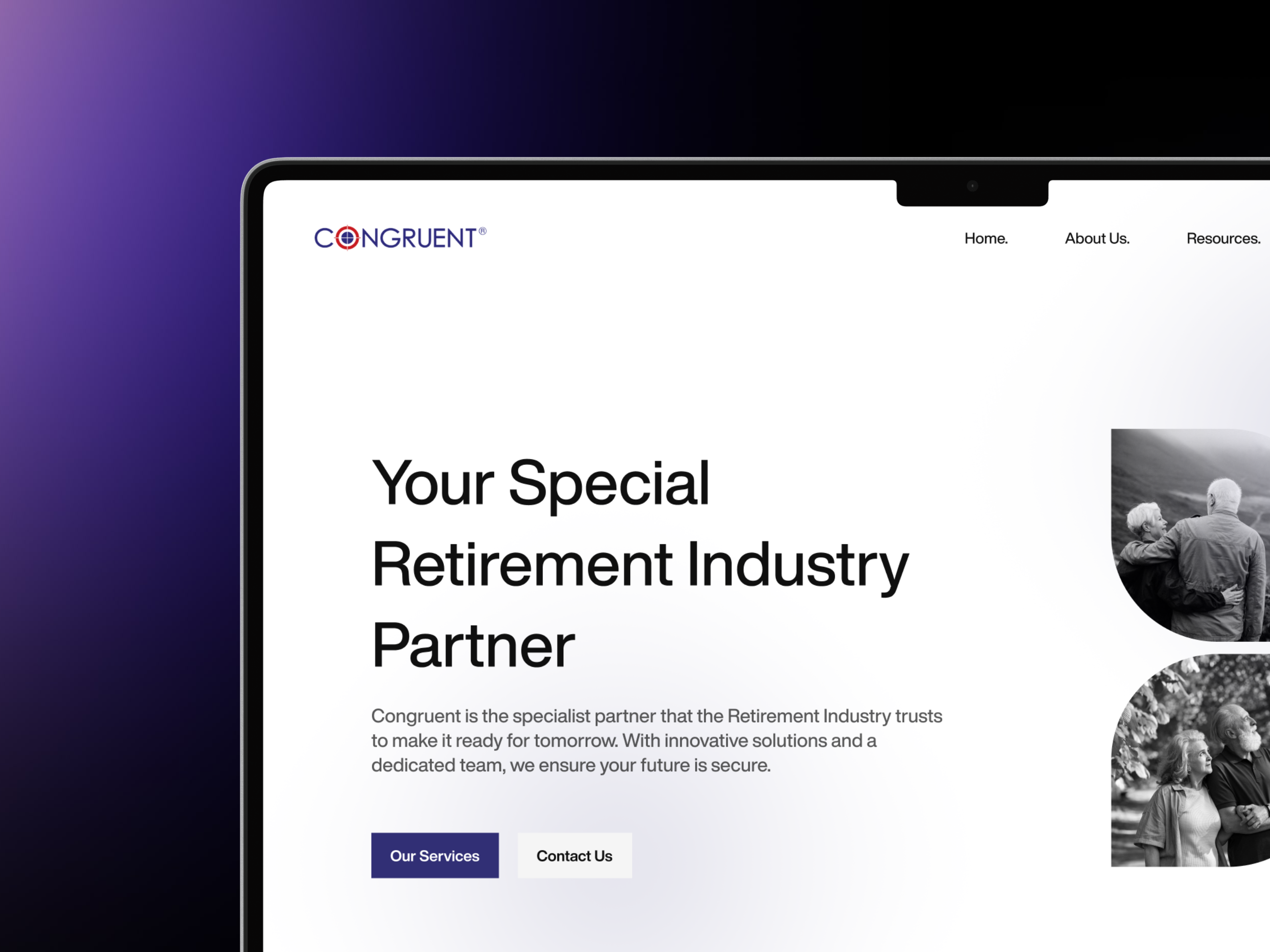 Corporate Landing Page UI Design