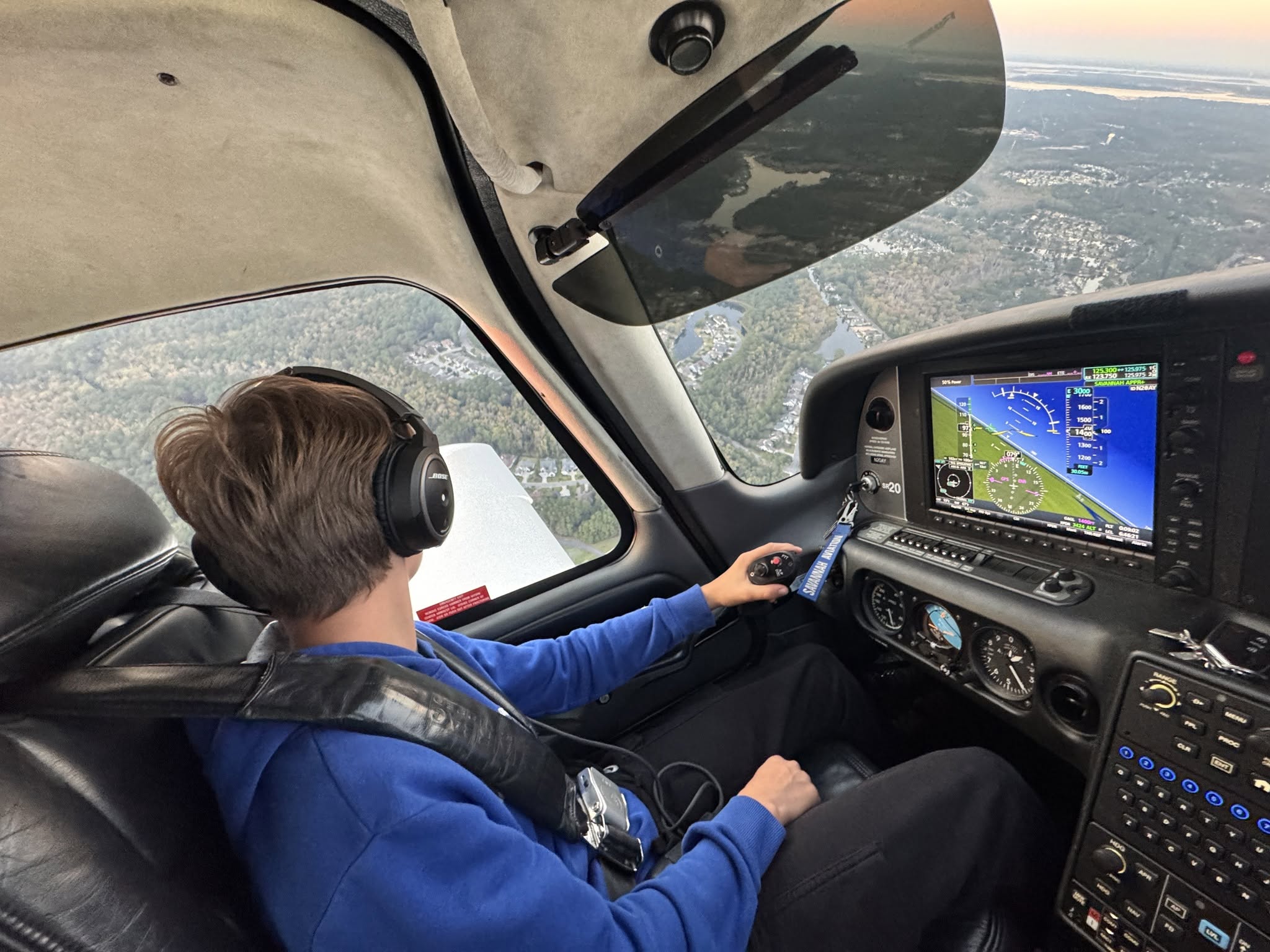 Cessna training aircraft outdoors