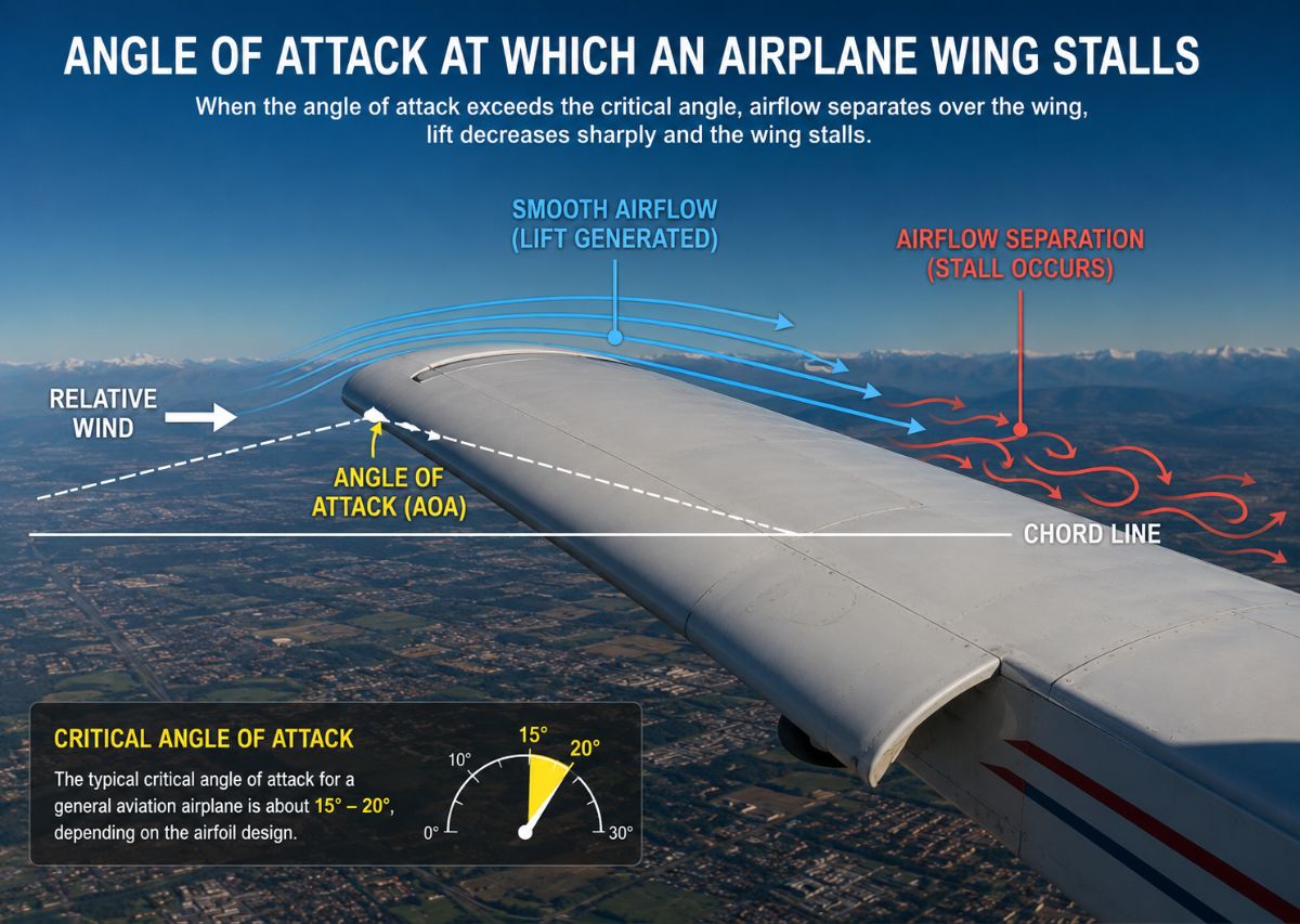 Savannah Aviation blog illustration: Core Concepts: The Angle of Attack at Which an Airplane Wing Stalls Will Guide Safe Maneuvers