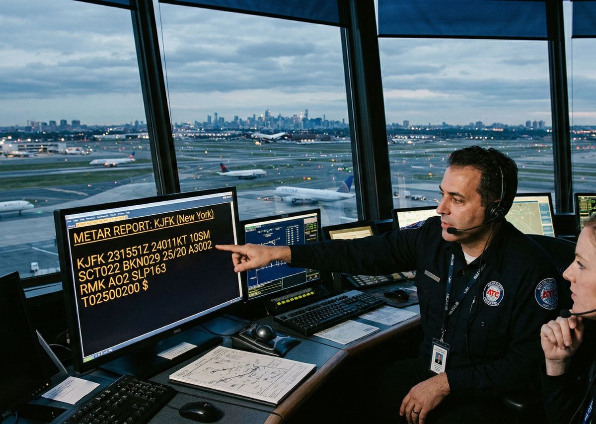 Savannah Aviation blog illustration: Mastering the Basics of METAR Weather for New Pilots
