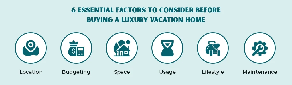 6 essential factord to consider before buying a luxury vacation home