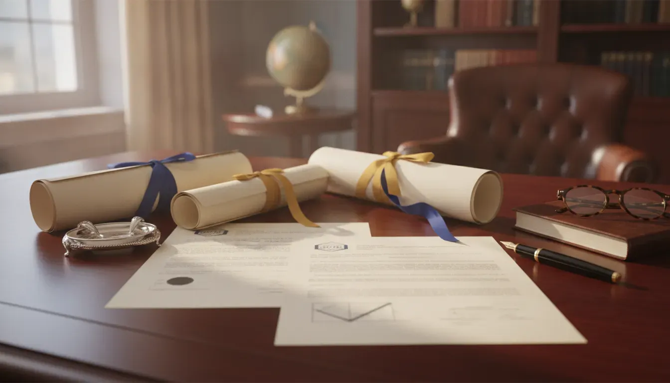 Reviewing fractional ownership agreement key clauses and contract documents on a desk