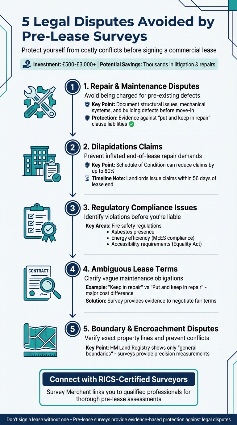 5 Legal Disputes Prevented by Pre-Lease Surveys