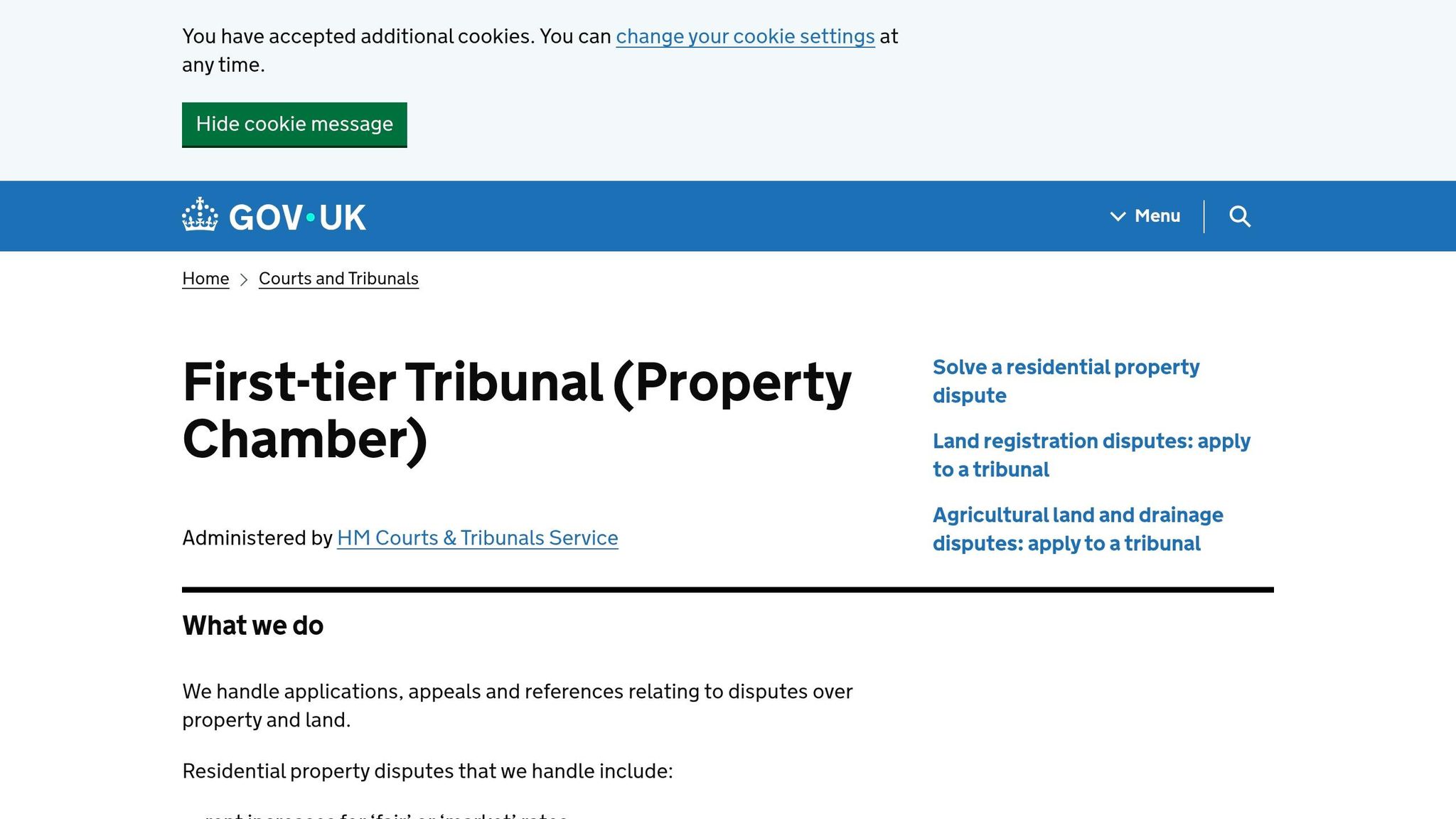 First-tier Tribunal