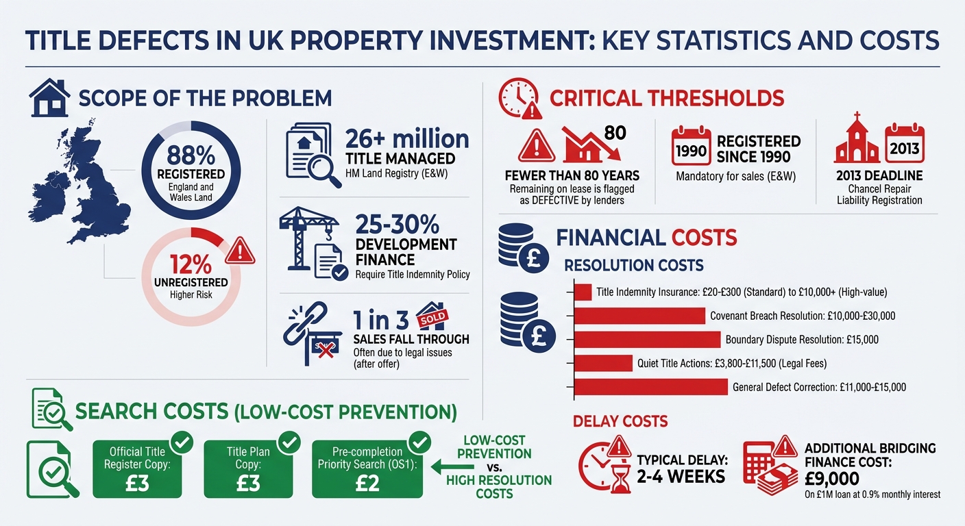 Title Defects in UK Property: Key Statistics and Financial Risks