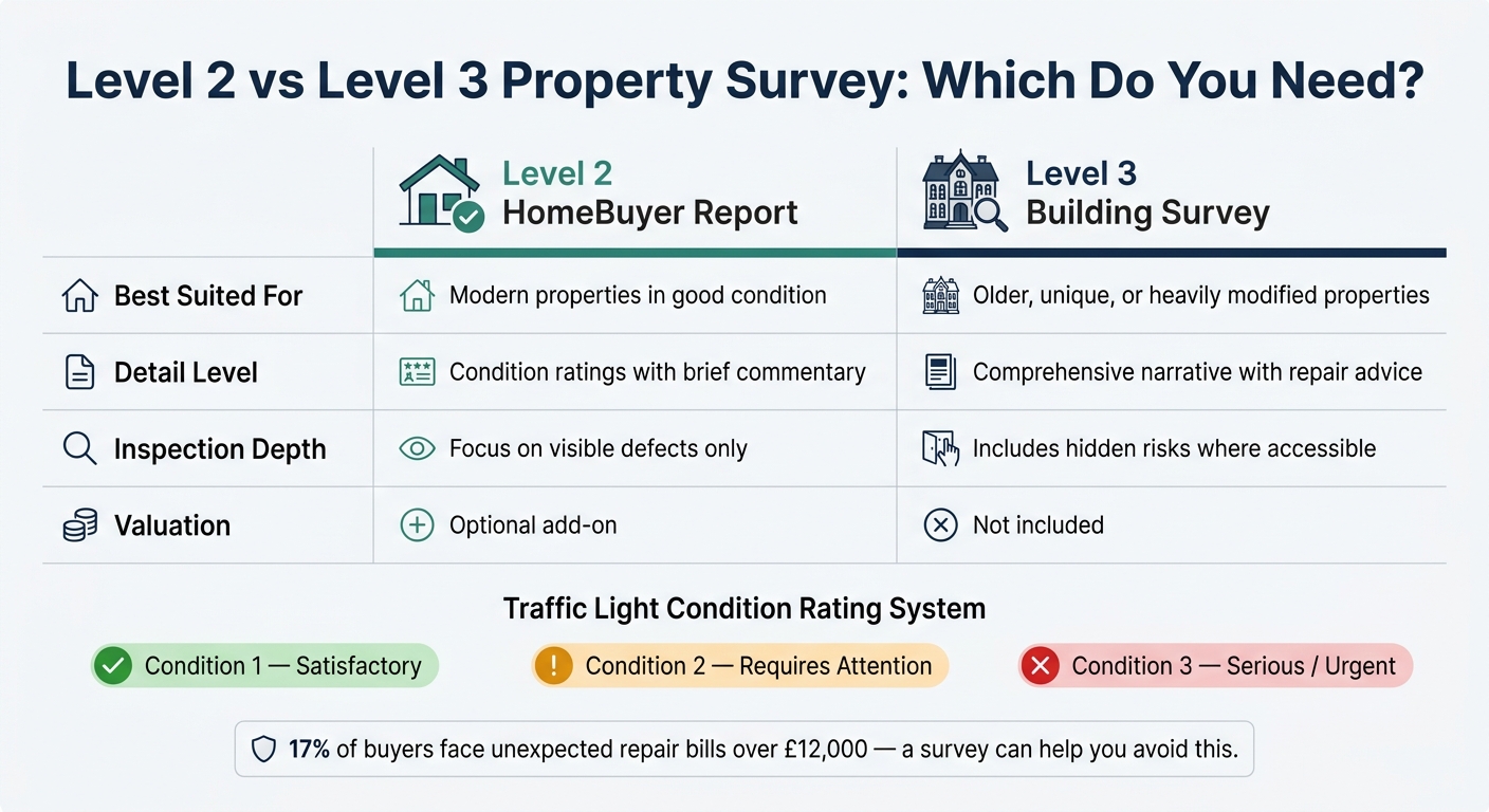 Level 2 vs Level 3 Property Survey: Which Do You Need?