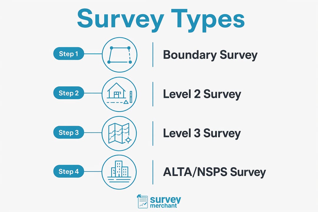 Infographic outlining survey types affecting investment decisions