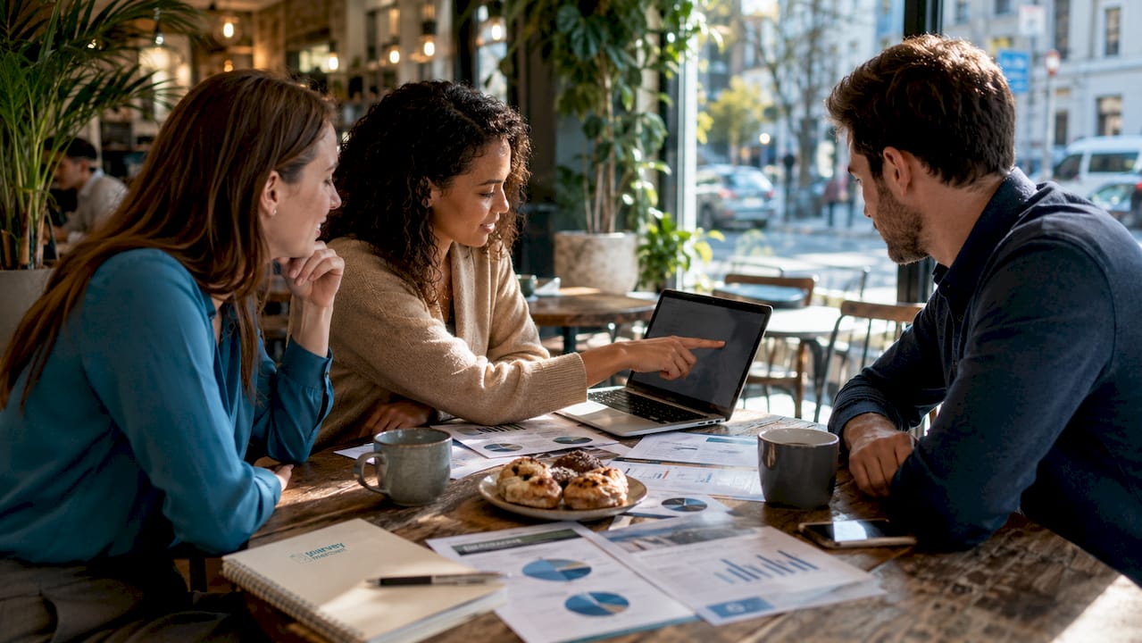 Group reviewing UK surveyor qualifications materials
