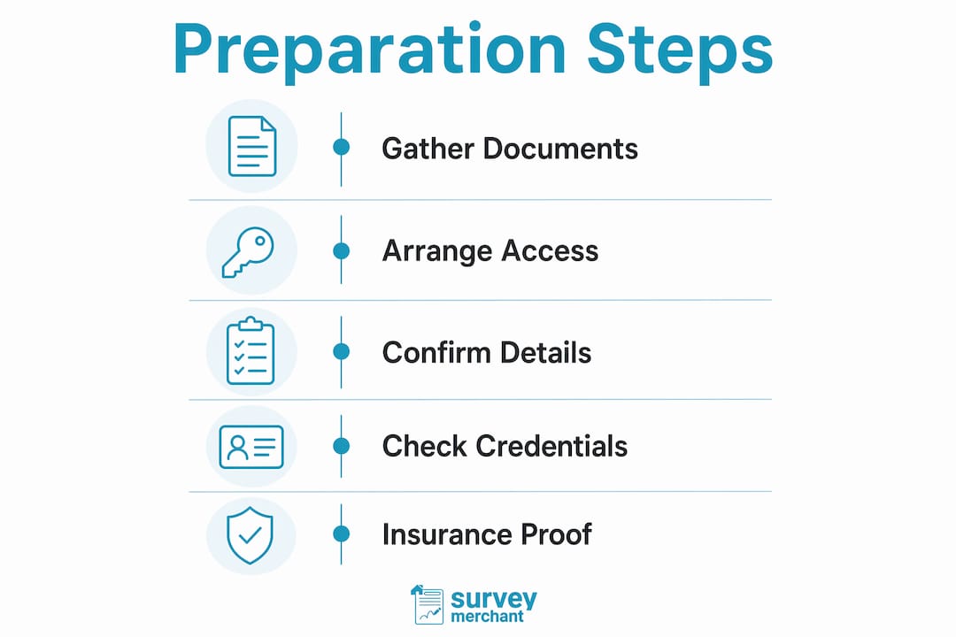 Infographic showing preparation steps for valuation