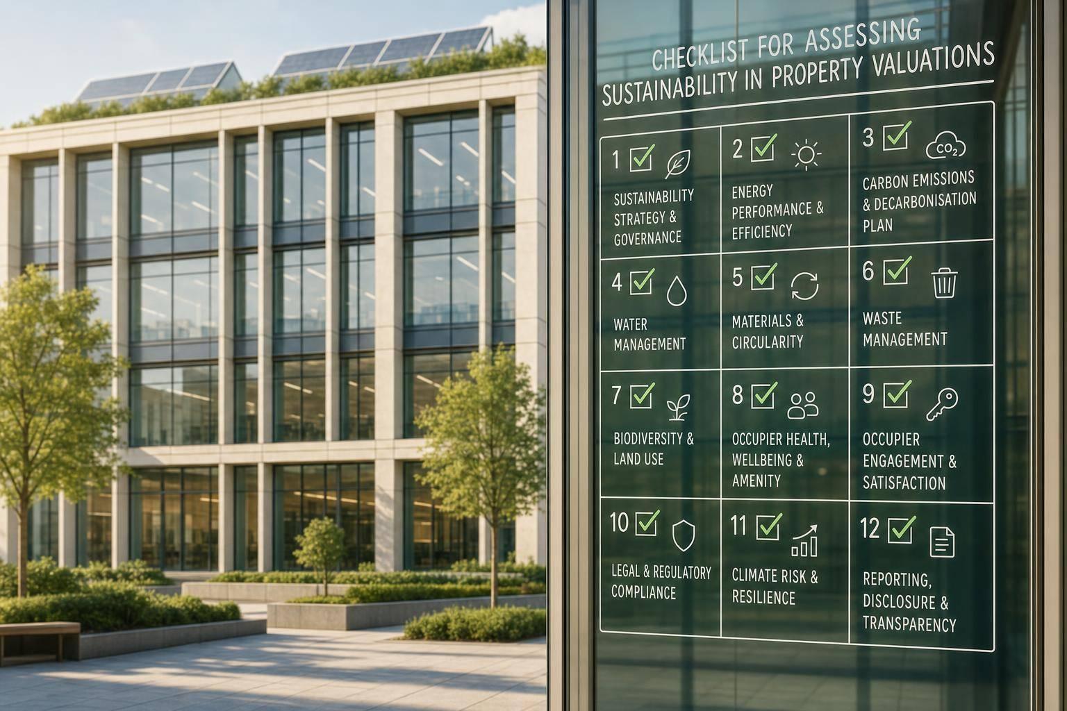 Checklist for Assessing Sustainability in Property Valuations