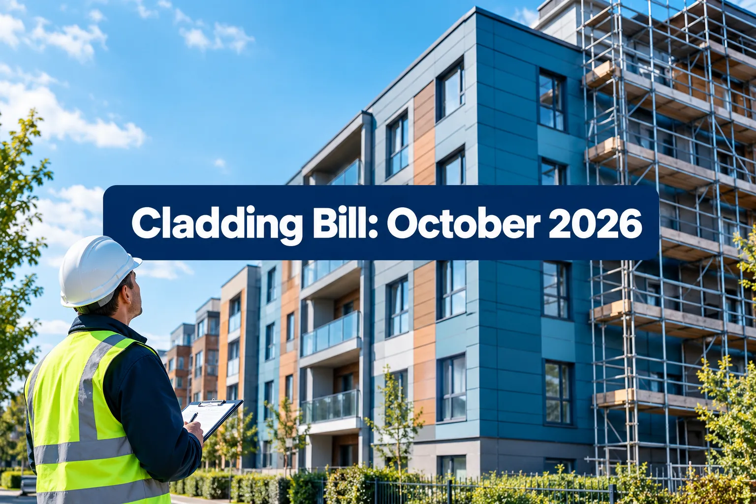 Remediation of Unsafe Cladding Bill Introduced 14 October 2026: Medium-Rise Register, £500,000 Penalties and What Flat Buyers Should Ask Their Surveyor