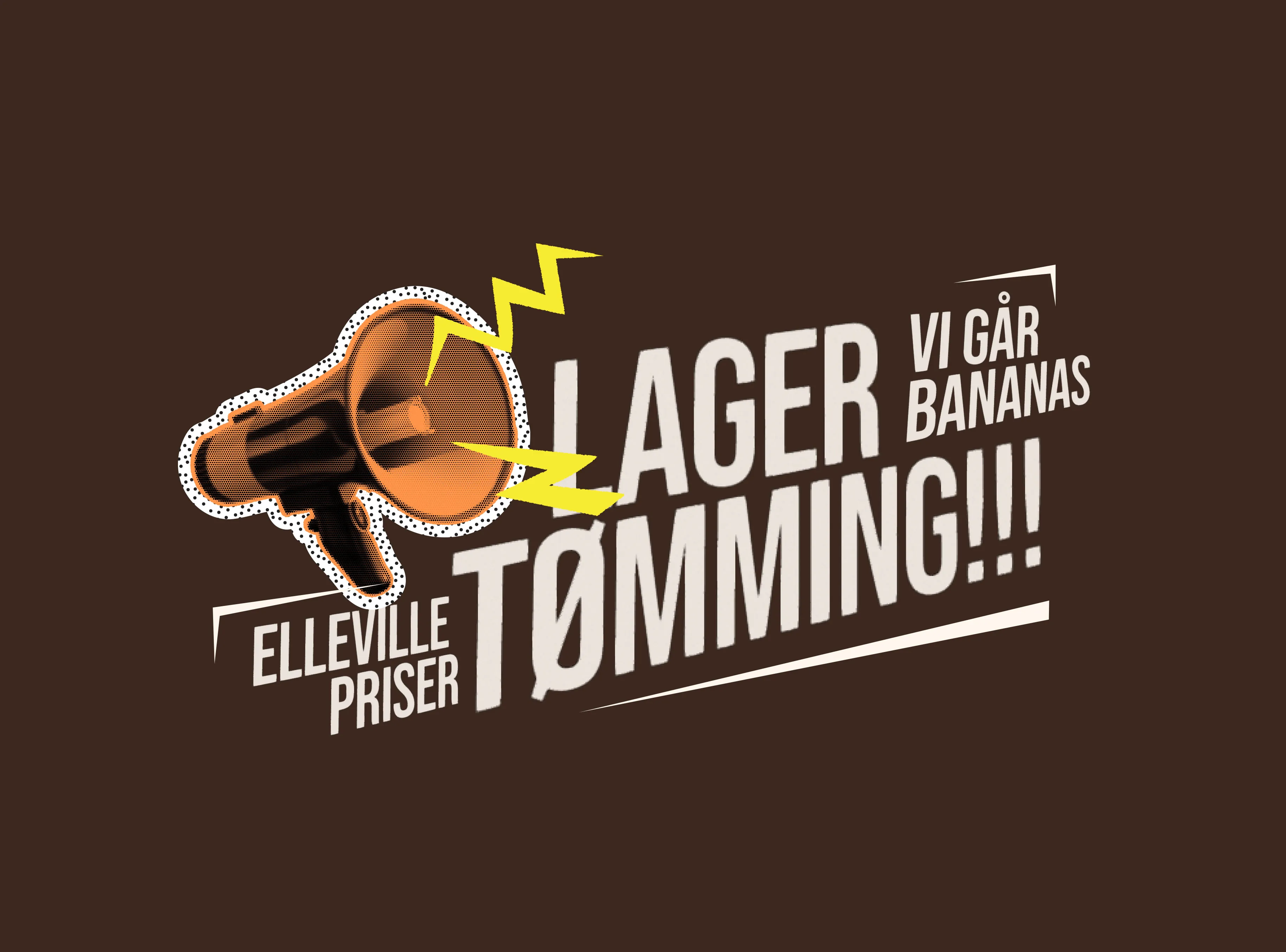 Logo av lagertømming og elleville priser