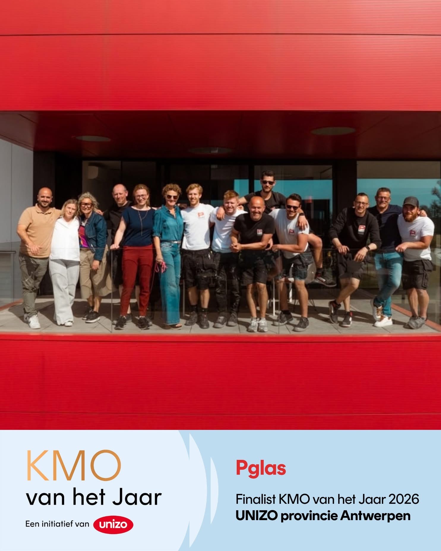 Werknemers van Pglas