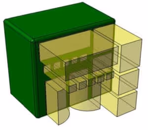 Clearance example from client's standard