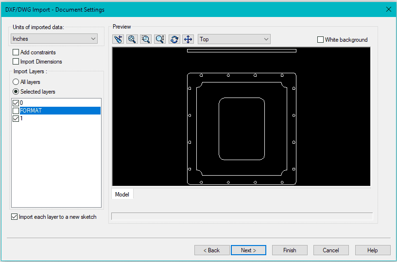 layer mapping menu