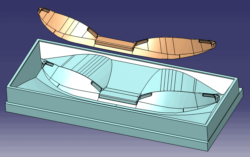 Sample model (CATIA Mold Design)