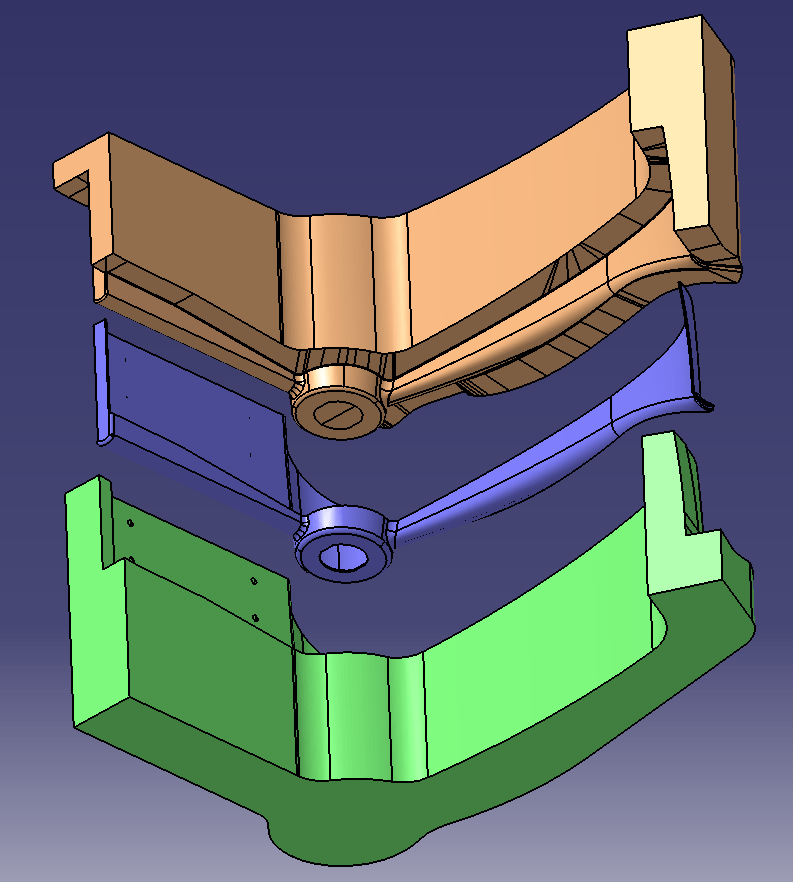 Engine Part Mold Form