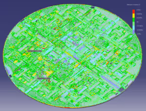 Deviation Analysis of the Structure Reverse Engineered in CATIA