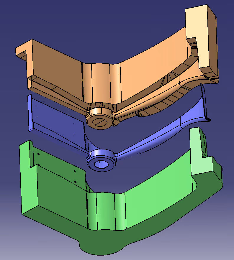 Engine Part Mold Form