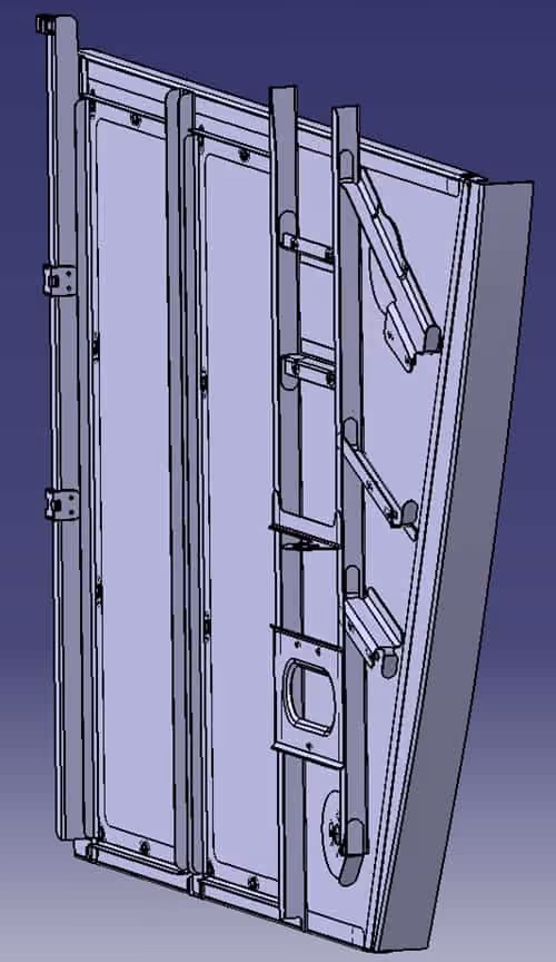 Aerospace 3D CAD Model Isometric View