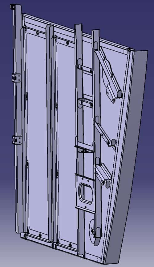 Aerospace 3D CAD Model Isometric View