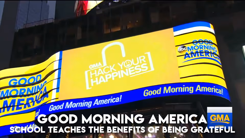 Good Morning America: The Happiness Advantage at SD54 with Shawn Achor