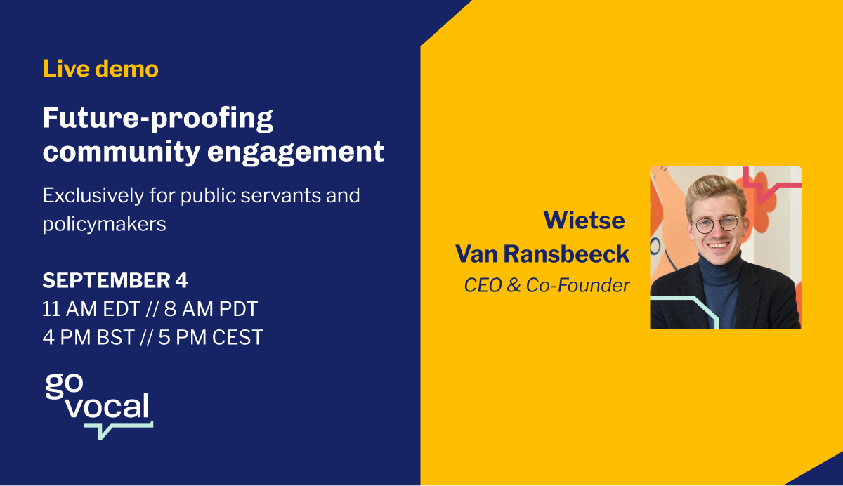 Our Founder's take: Future-proofing community engagement 