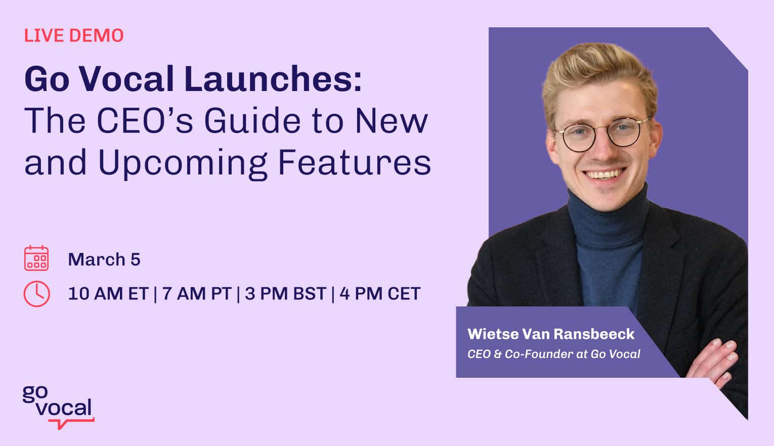 Go Vocal Launches: The CEO’s Guide to New and Upcoming Features