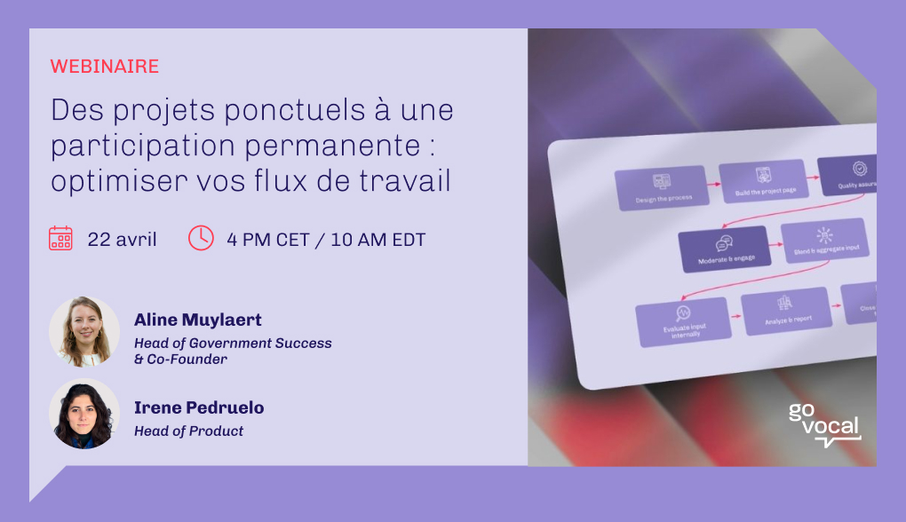 Des projets ponctuels à une participation permanente : optimiser vos flux de travail