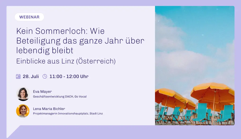 Sommerloch bürgerbeteiligung uberbrücken