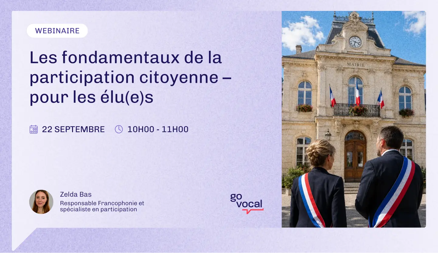 Les fondamentaux de la participation citoyenne – pour les élu(e)s
