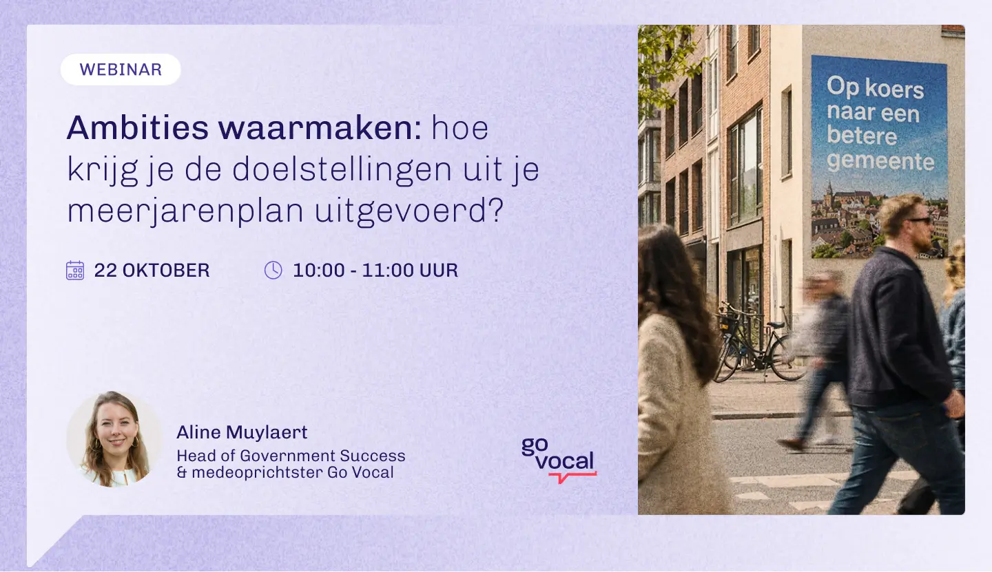 Ambities uit het meerjarenplan waarmaken
