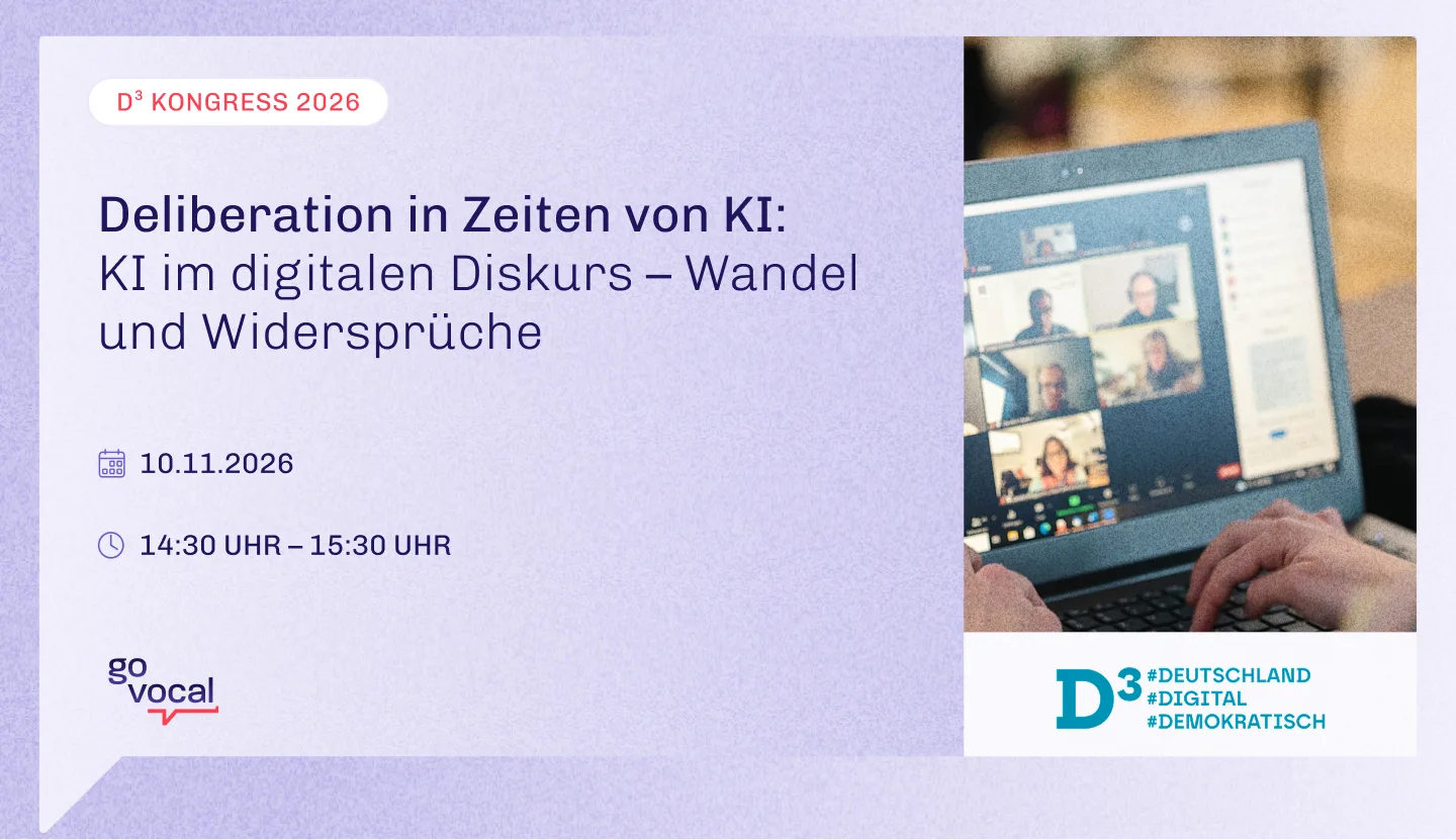 Deliberation in Zeiten von KI: KI im digitalen Diskurs – Wandel und Widersprüche