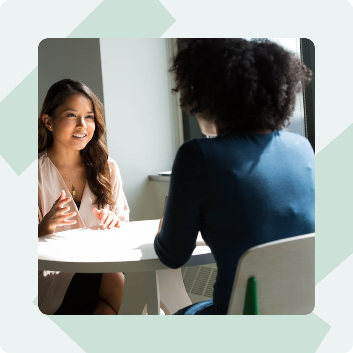 Broker speaks to a Customer
