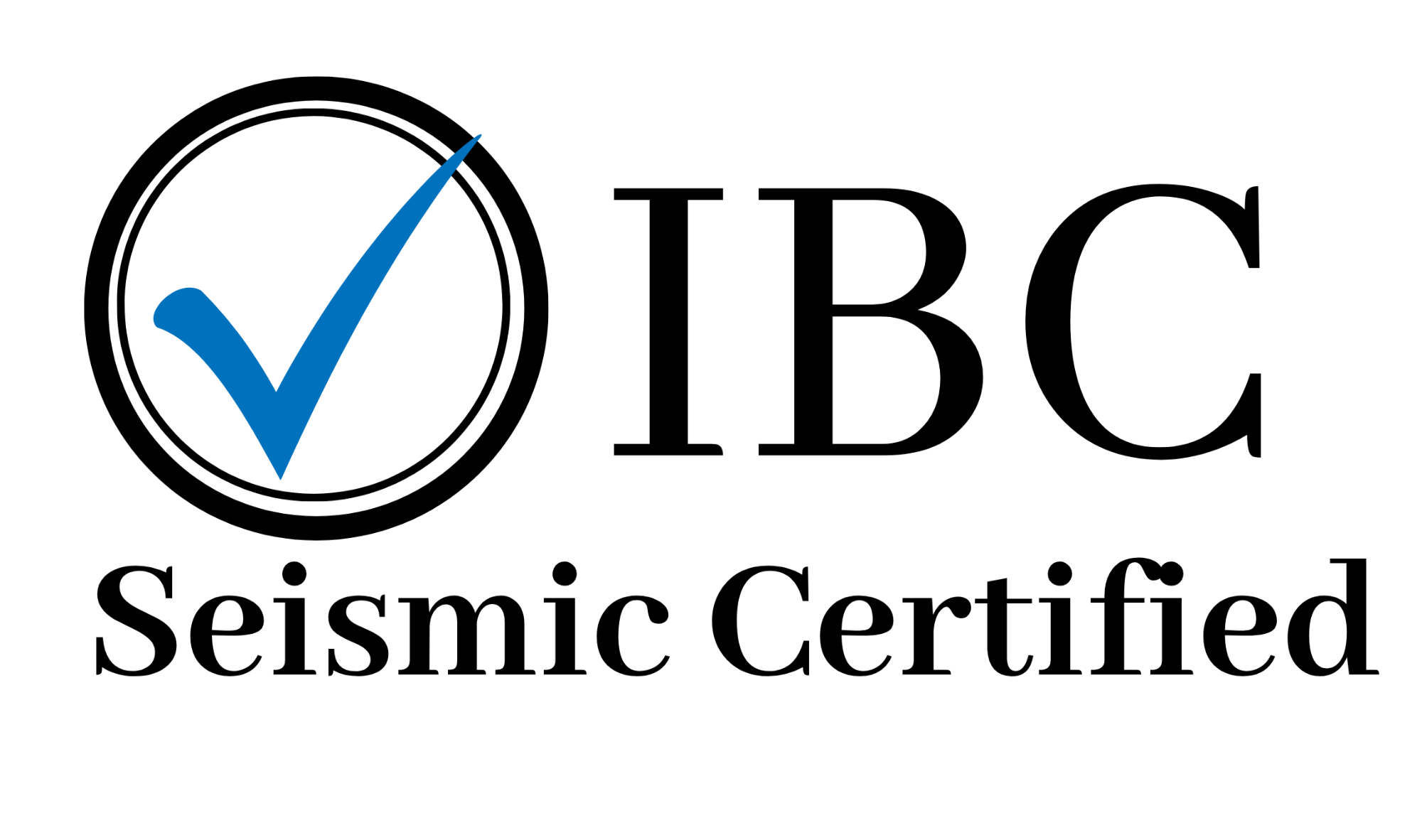 A logo for IBC Seismic Certification