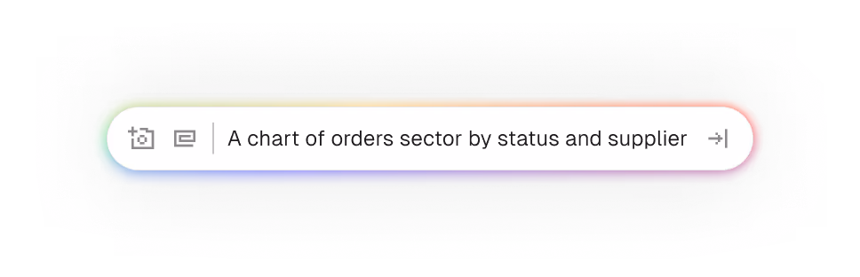 Un bouton avec les mots « tableau des commandes par statut et sujet ».