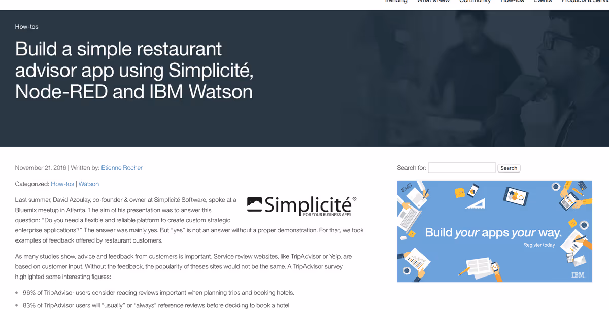 Article Bluemix