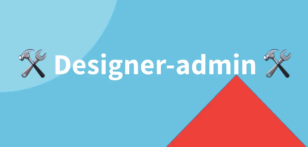 Designer et Admin