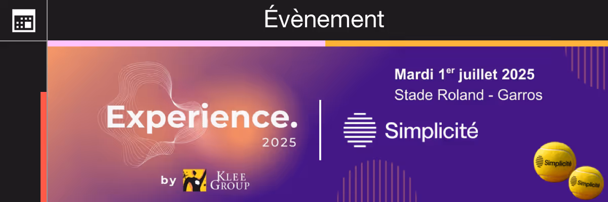 Simplicité partenaire de Klee.Expérience 2025