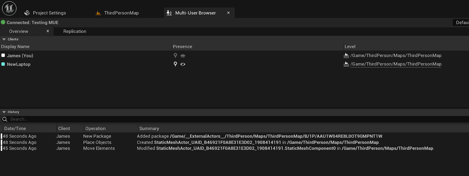 Handling MUE Transactions