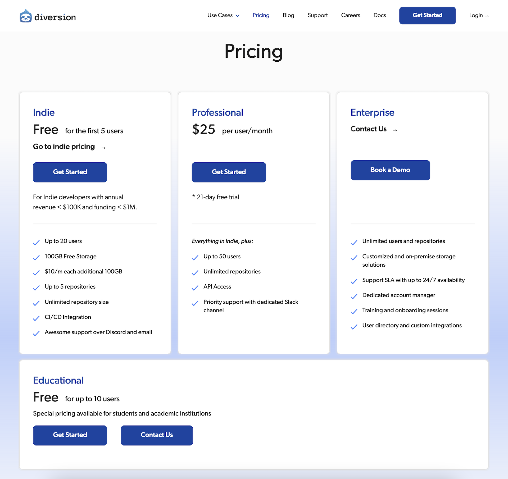 Diversion pricing model