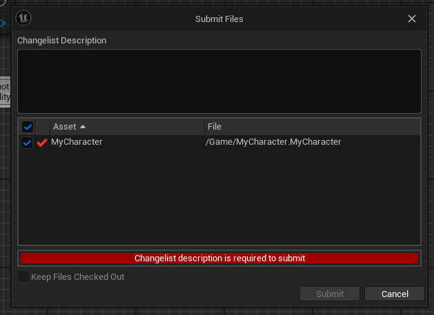 Changelist description 2